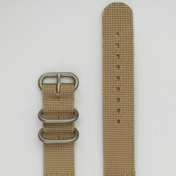 Hadley-Roma 24mm Sand Color Men's Nylon Watch Strap/Band, MS4401 - Picture 1 of 1